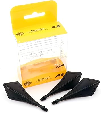 CUESOUL TRAJ AK8 New Integrated Dart Flights and Shafts Wave Shape,Very Slim Dart Flight 3 Sets