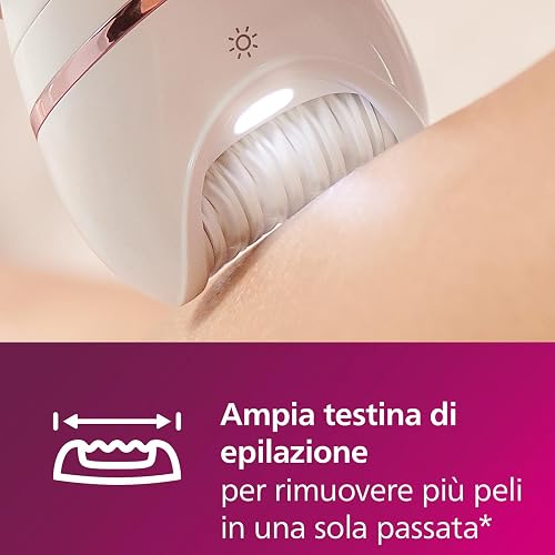 Philips Series 8000 Wet & Dry epilator with 8 accessories (Model BRE735/00) - 3