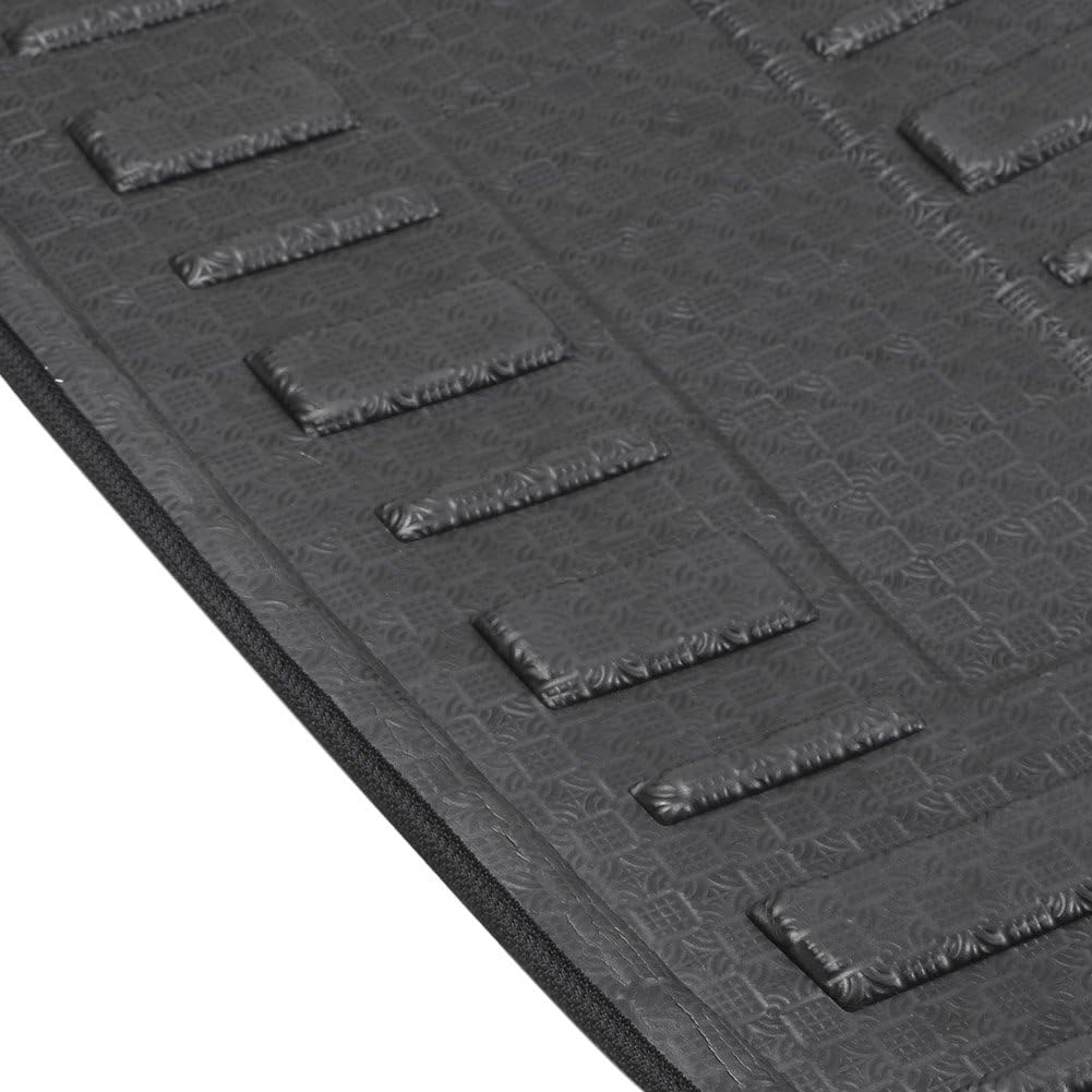 Mallofusa Cargo Liner Rear Cargo Tray Trunk Floor Mat Compatible for Volkswagen Jetta Sedan 2011 2012 2013 2014 2015 2016 2017 2018 GLI Sedan 2012-2015 Black