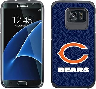 NFL Chicago Bears True Grip Football Pebble Grain Feel Samsung Galaxy S7 Edge Ca - Compare price