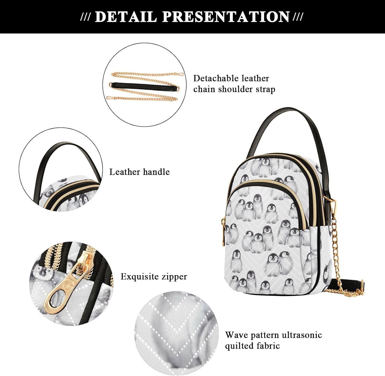 Cell Phone Purse Crossbody Handbag Durable Shoulder Bag Sturdy Travel Pouch