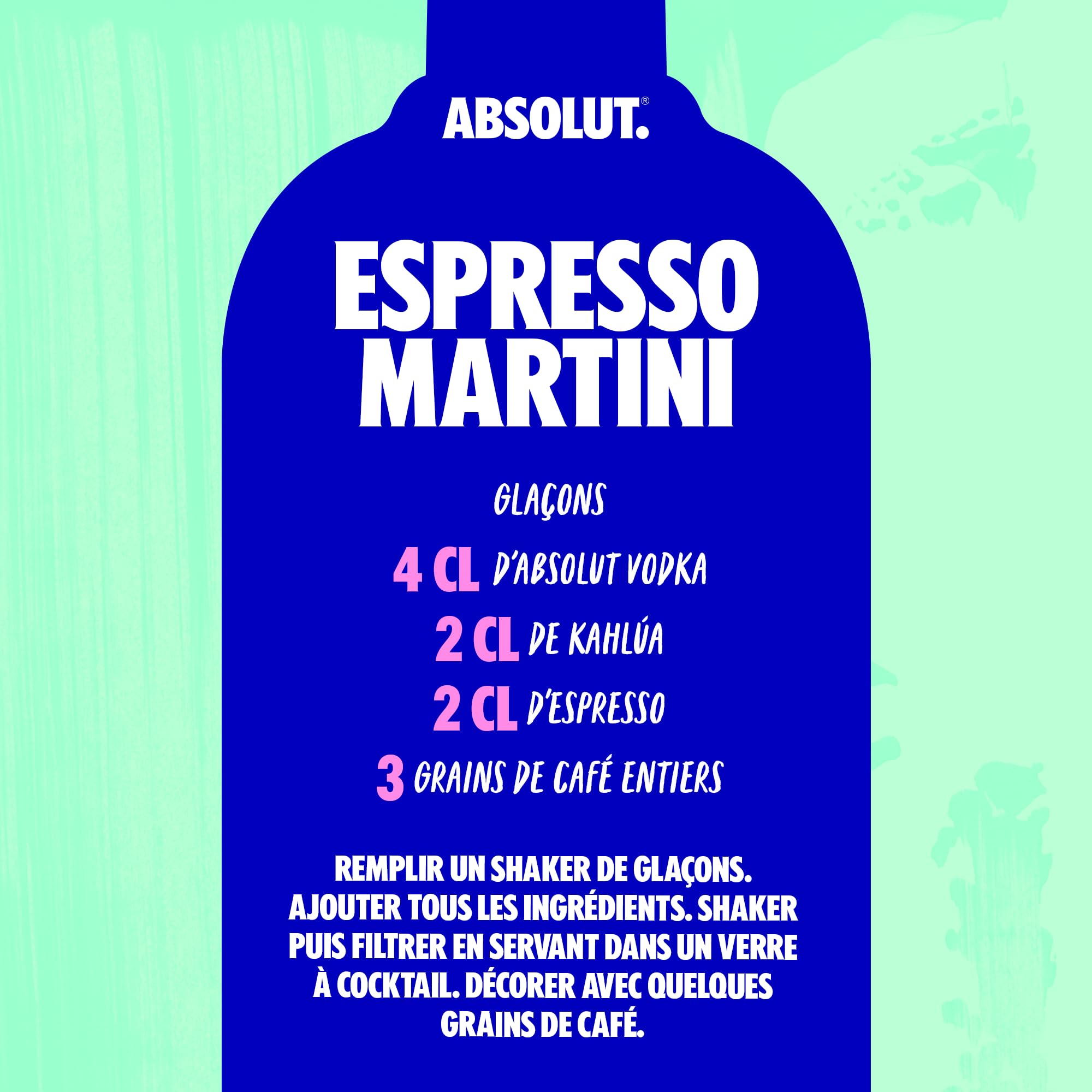 ABSOLUT VODKA Original Vodka Suédoise - 40%, 450cl