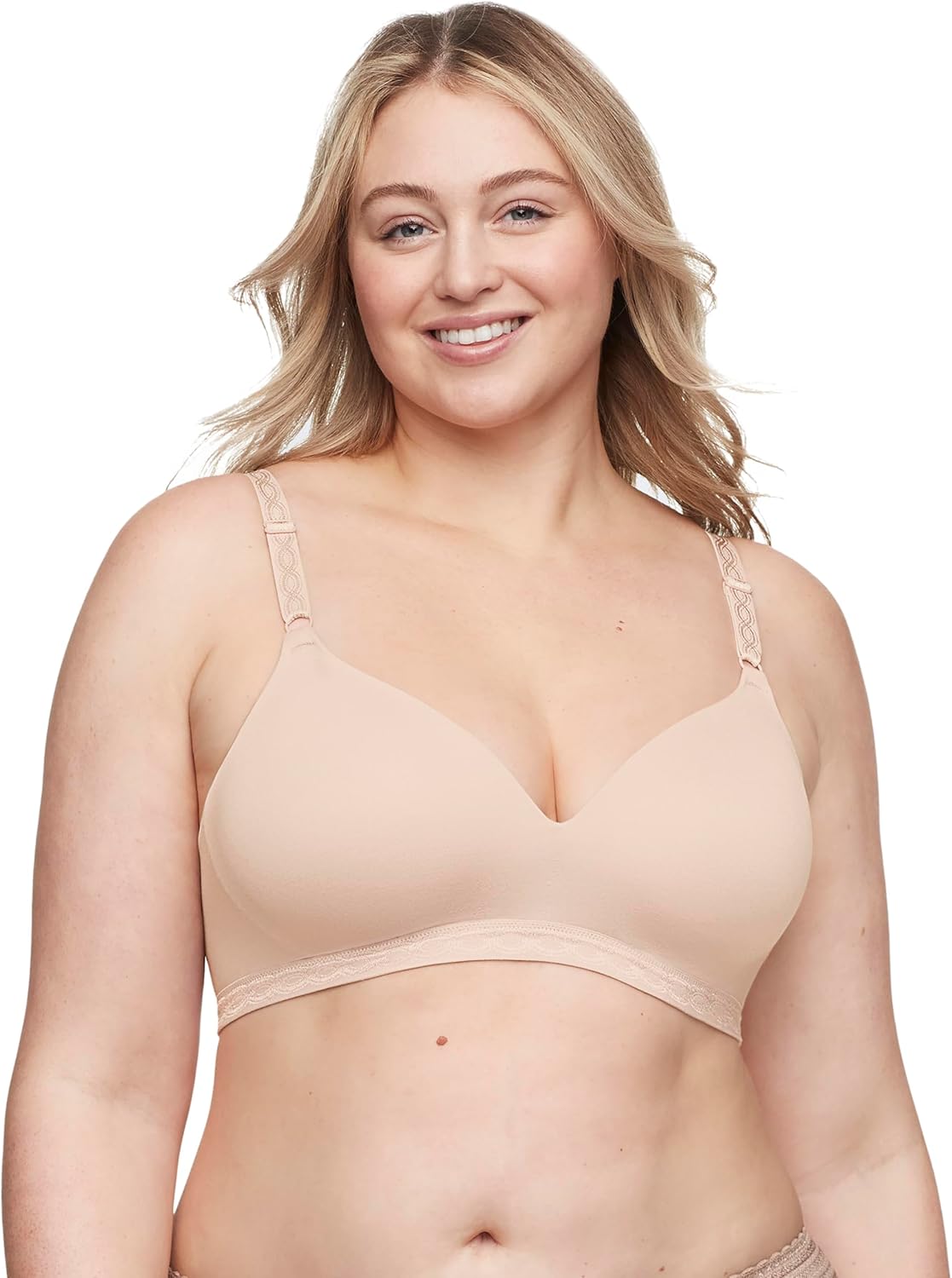 Warner's Womens Cloud 9 Super Soft Wireless Lightly Lined Comfort Bra 1269 - Image 2