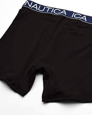 Nautica メンズ コットン ストレッチ ボクサーブリーフ 4枚パック