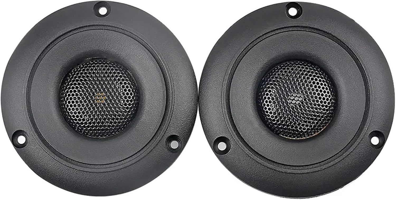 2Pcs 2.5 Inch Piezo Tweeter 8ohm 25W Ceramics Treble Speaker Piezoelectric Audio Speaker Buzzer Treble