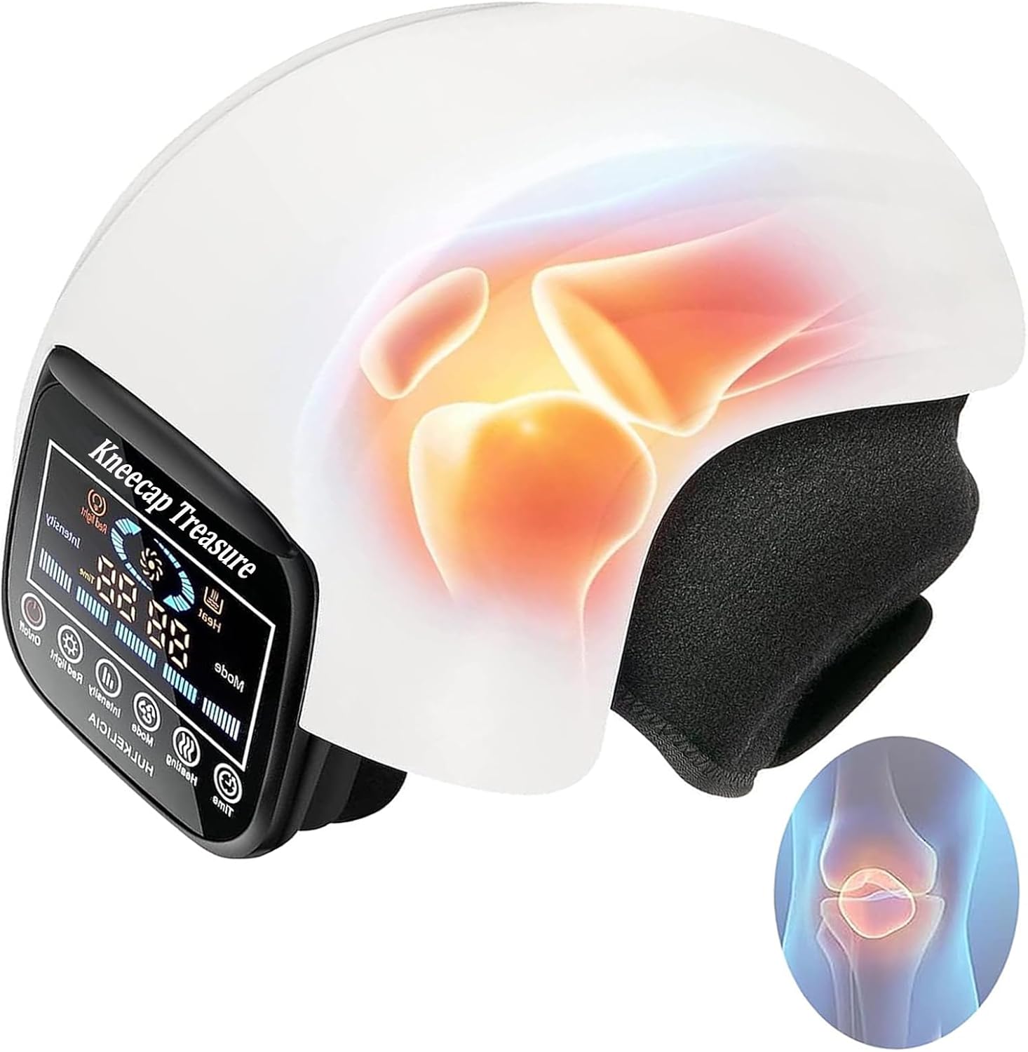 Knee Pain Massager Heated Vibration Knee Massage Tool Electric Knee