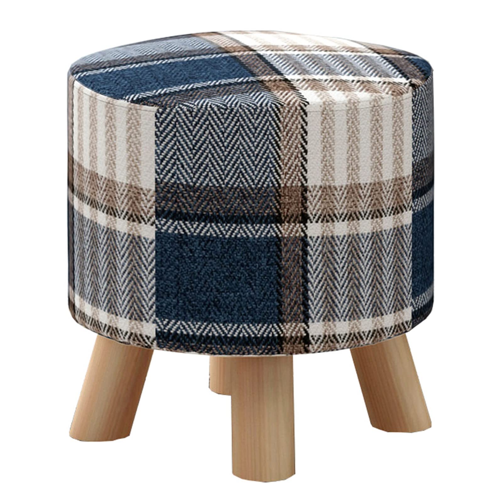 Tabouret carré avec rangement amovible et lavable salon