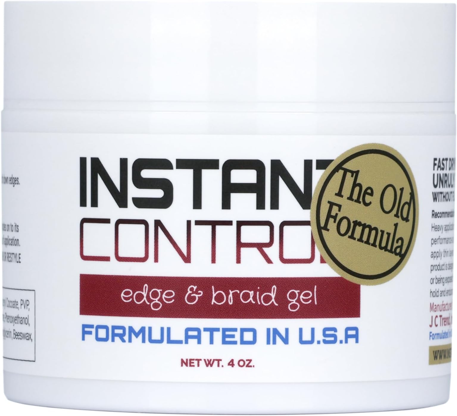 - Instant Control Edge & Braid Gel (4 Ounce)