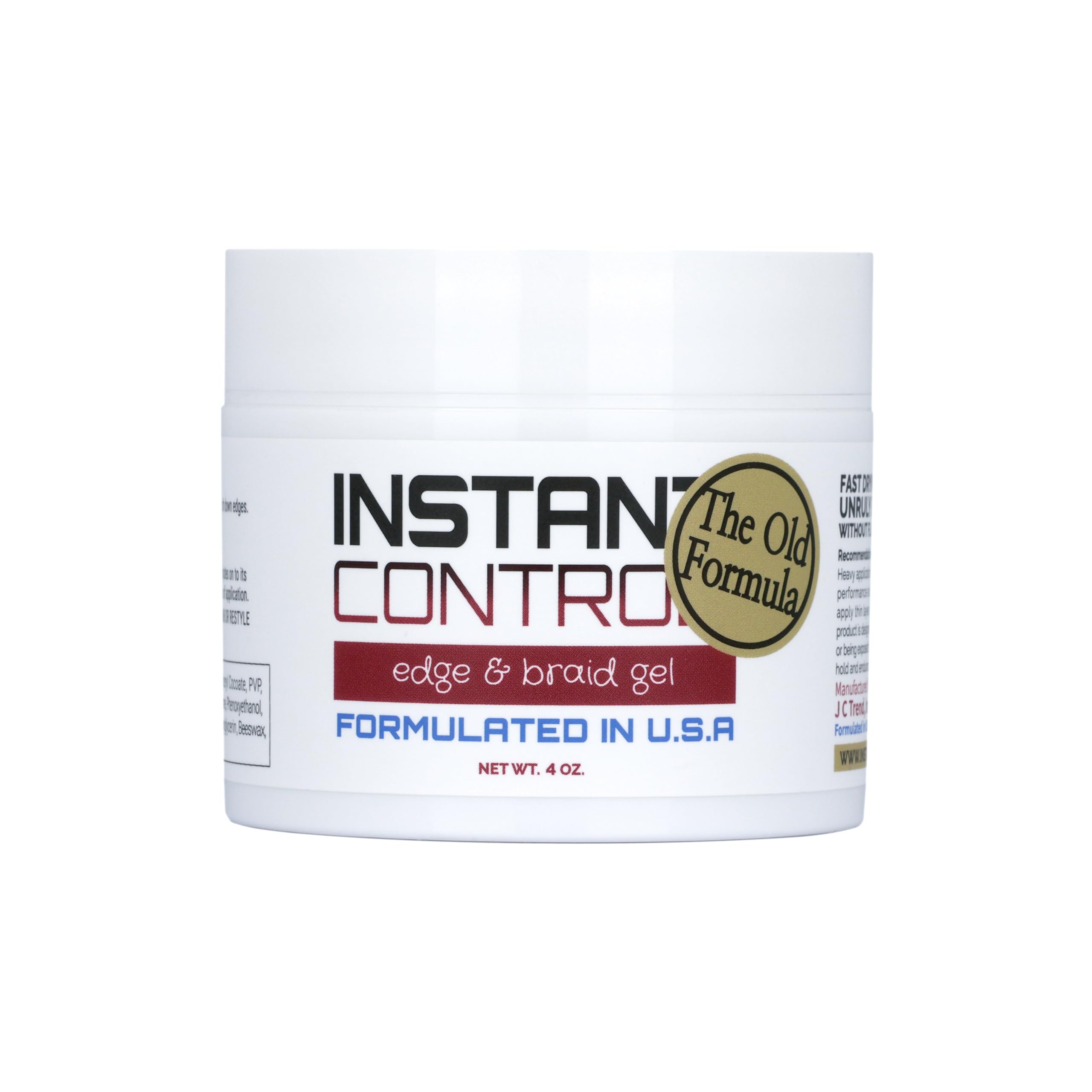 Instant Control Edge & Braid Gel (4 Ounce)