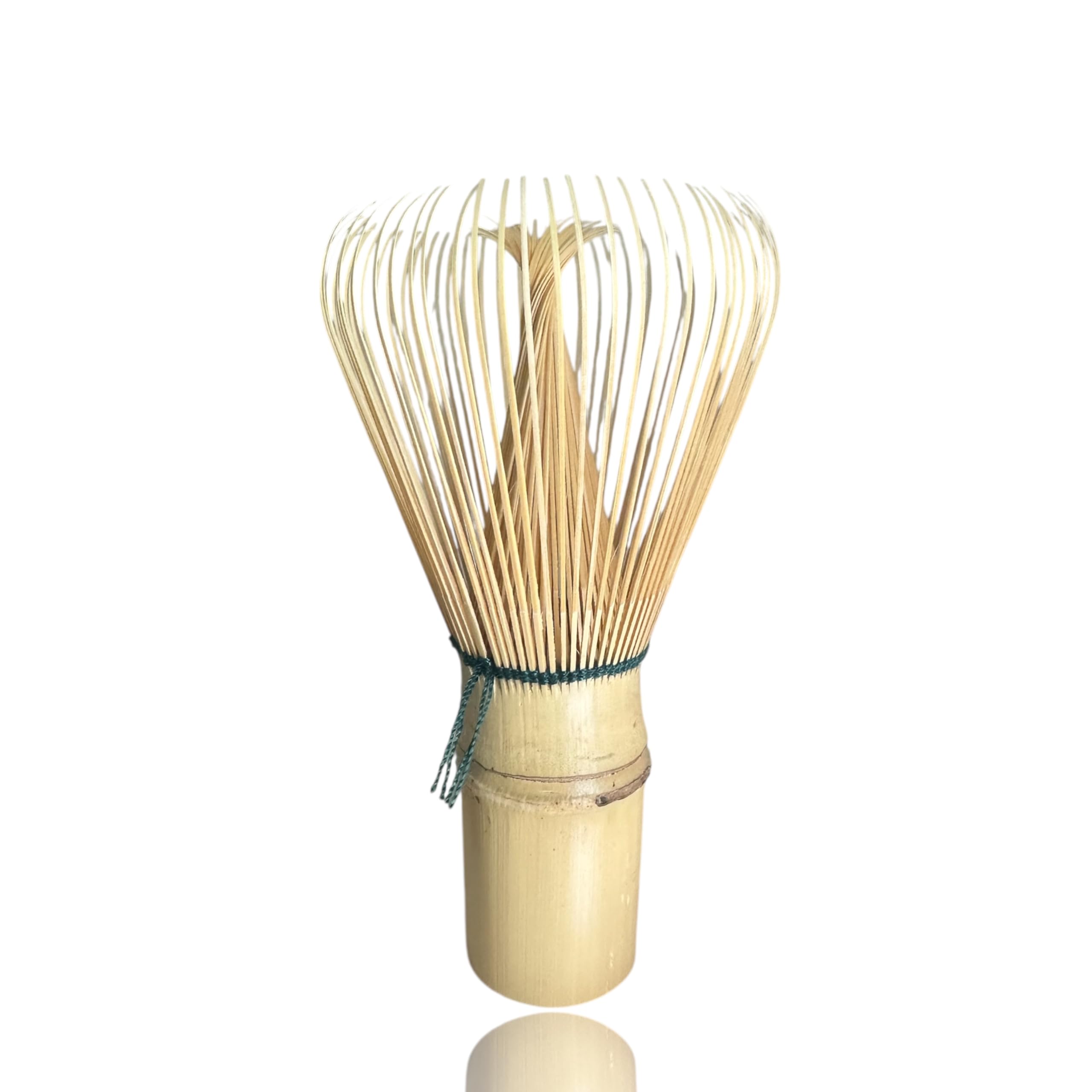Fouet à matcha traditionnel en bambou de soie verte 68-80 dents