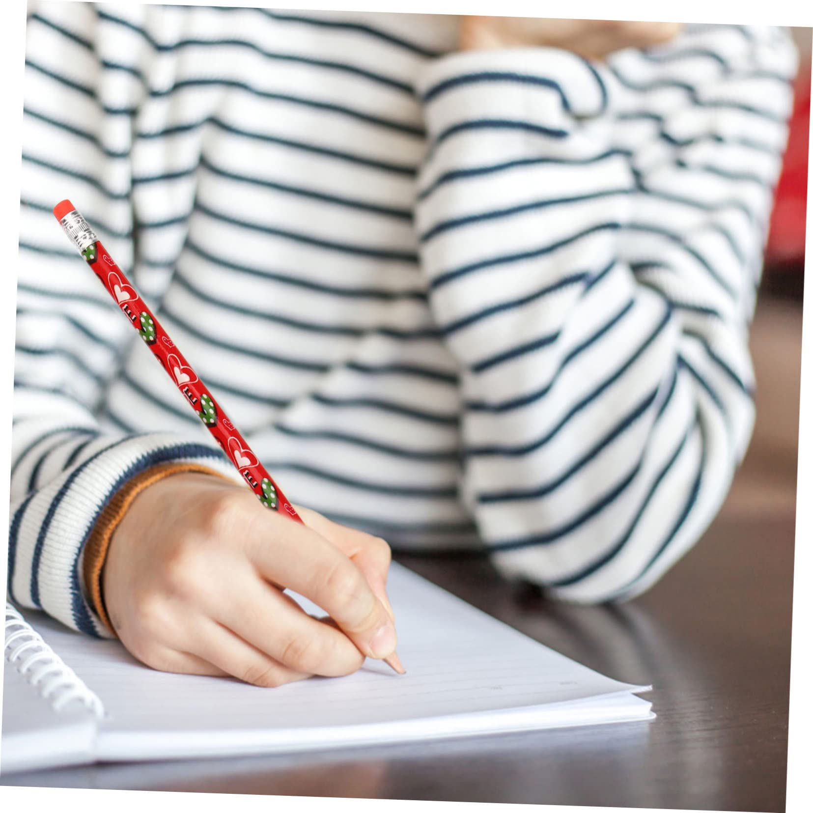 VILLCASE 3 Sätze Bleistift Glatte Schreibstifte Studenten Löschbare Stifte Fleecestoff Ergonomische Stifte Schulzeug Tägliche Kinderstifte Graphitstifte Für Holz 48 Stück * 3