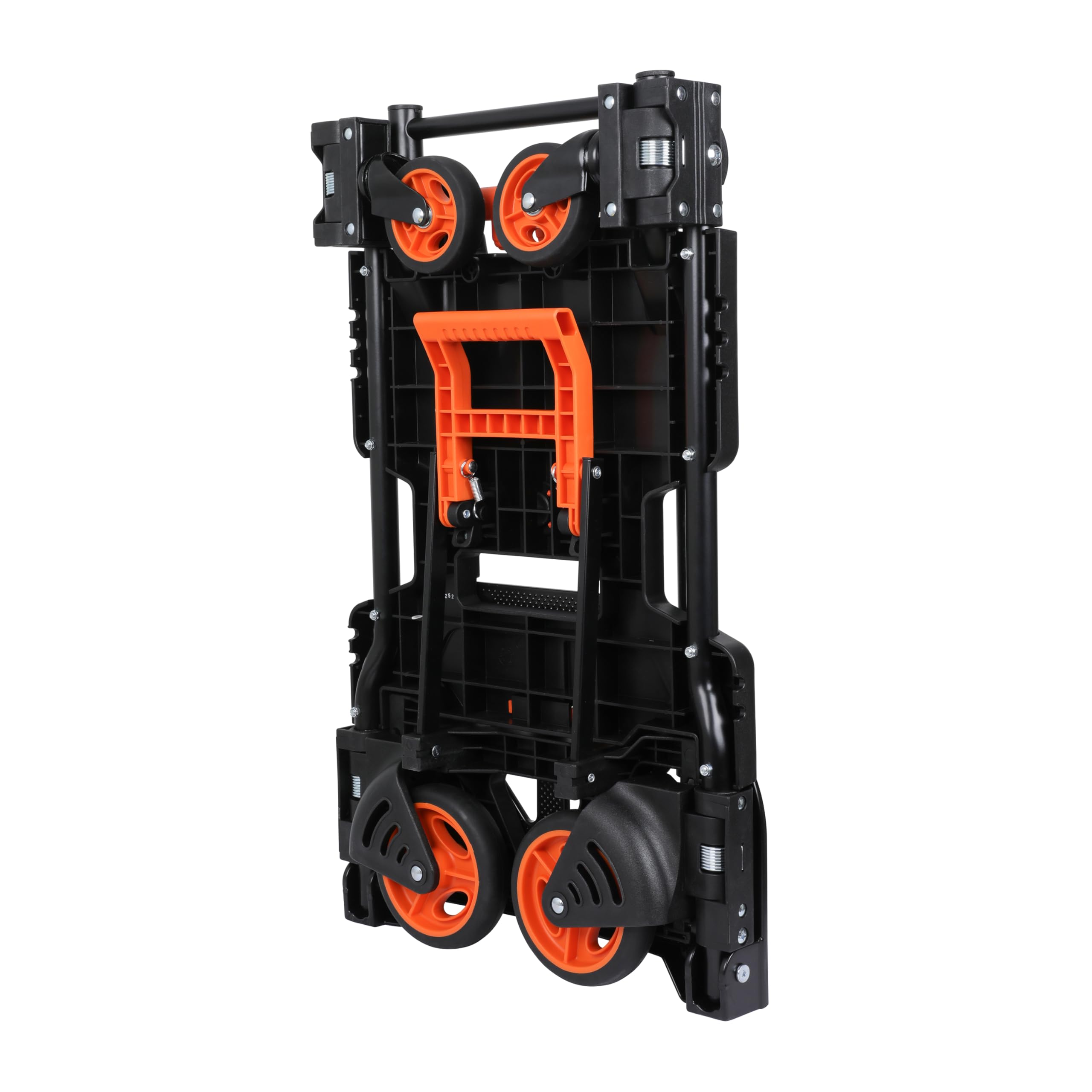 Black+Decker 2-en-1 Carro y Caretilla Plegable - Carretilla de Carga MAX. 55KG - Caretilla de Mano MAX. 120KG - Carro Plataforma con Ruedas Robustas - Plástico/Acero