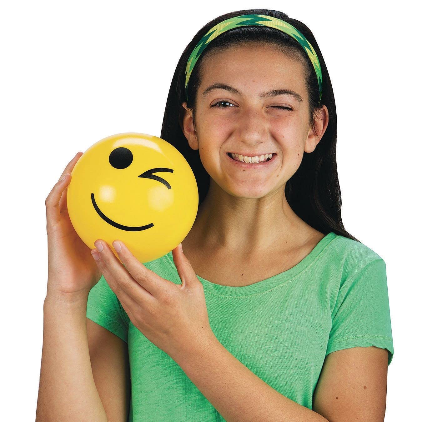 S&S Worldwide Emoji Ball, 6" Diameter, Pack of 7