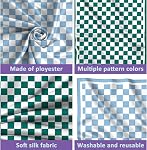 2PCS Écharpe soie Feeling Satin Head Enveloppe de cheveux léger Grand carré mode mignon Esthétique 27.5 Des pouces pour femmes