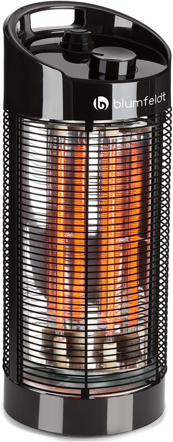 Blumfeldt Portable Electric Heater Mini Infrared Heater with 2