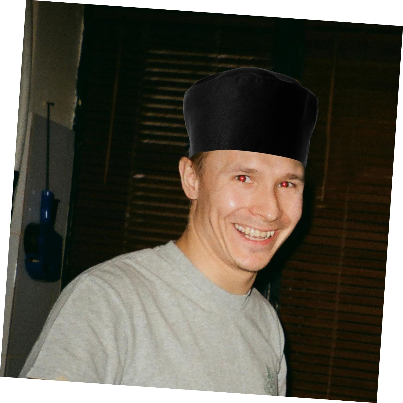 PACKOVE 5pezzi Cappello Da Cucina Unisex Traspirante Cappello Chef Giapponese Per Ristoranti e Servizio Design Elegante e Comfort Assoluto Confortevole e Assorbente Per Cuochi e Camerieri