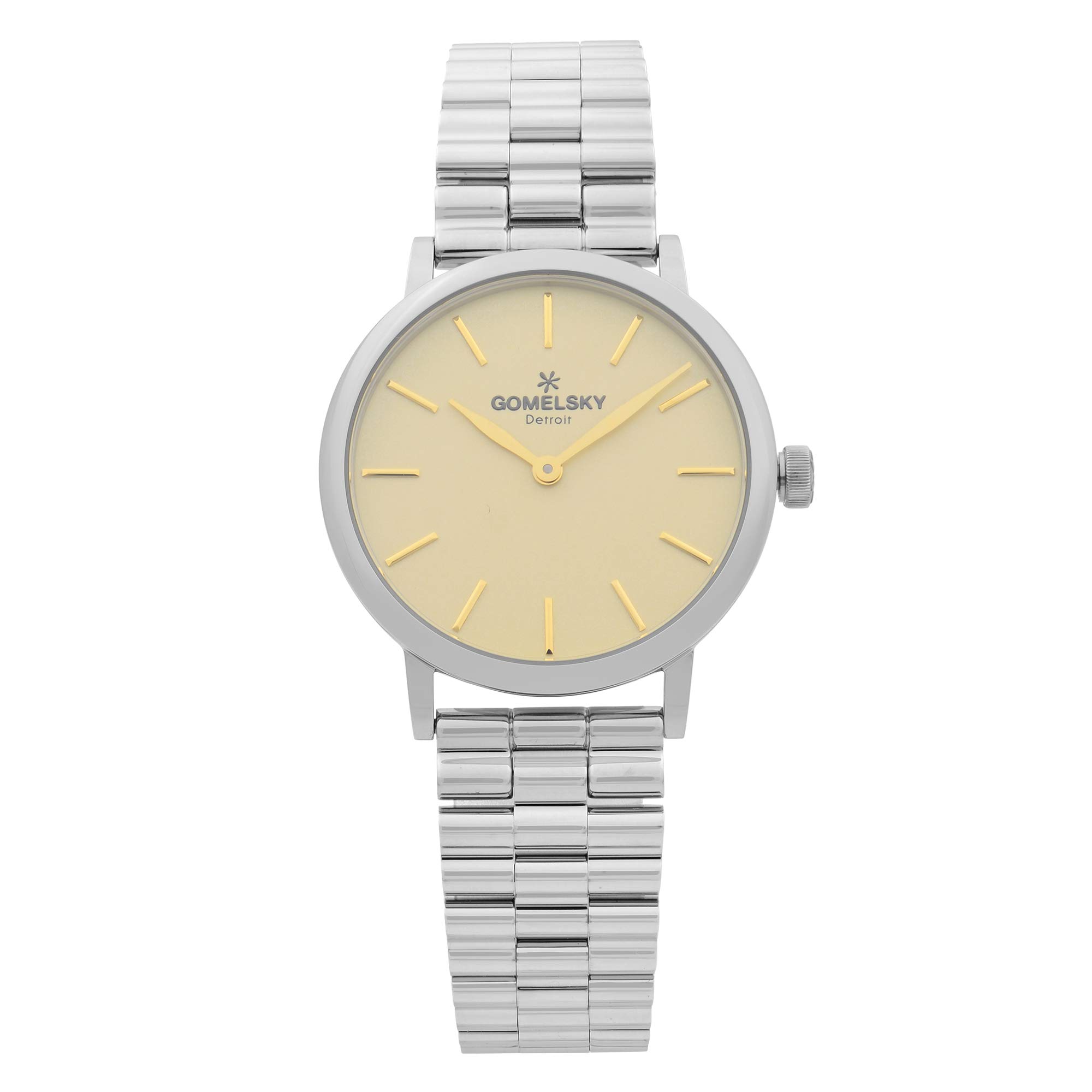 by Shinola Agnes Varis Stainless Steel Case Beige Dial Steel Bracelet Retail:$795.00