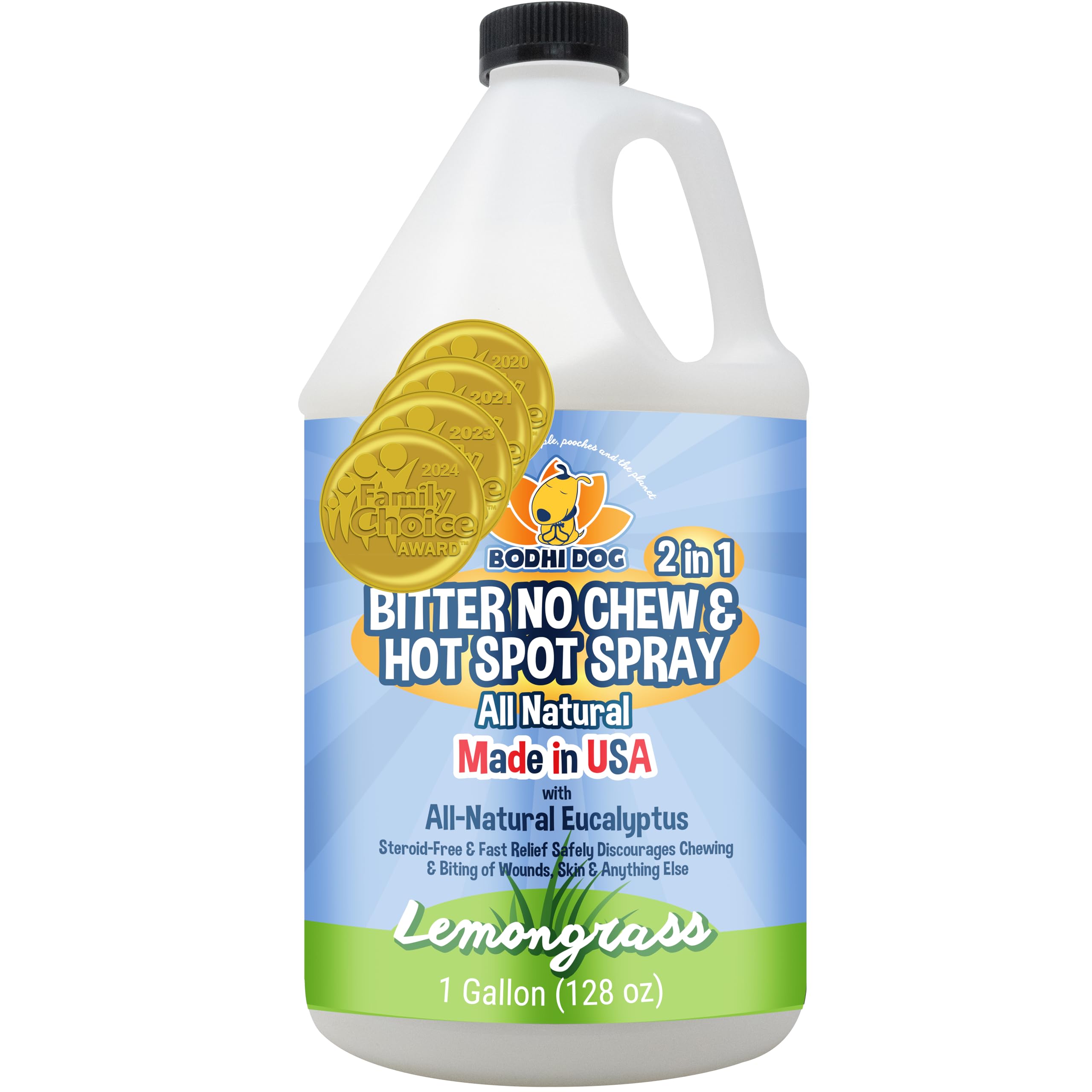 Bodhi Dog Bitter 2-in-1 No Chew & Hot Spot Spray - Natural Anti-Chew Remedy Better Than Bitter Apple - Soothes Hot Spots, Deters Chewing - Safe for