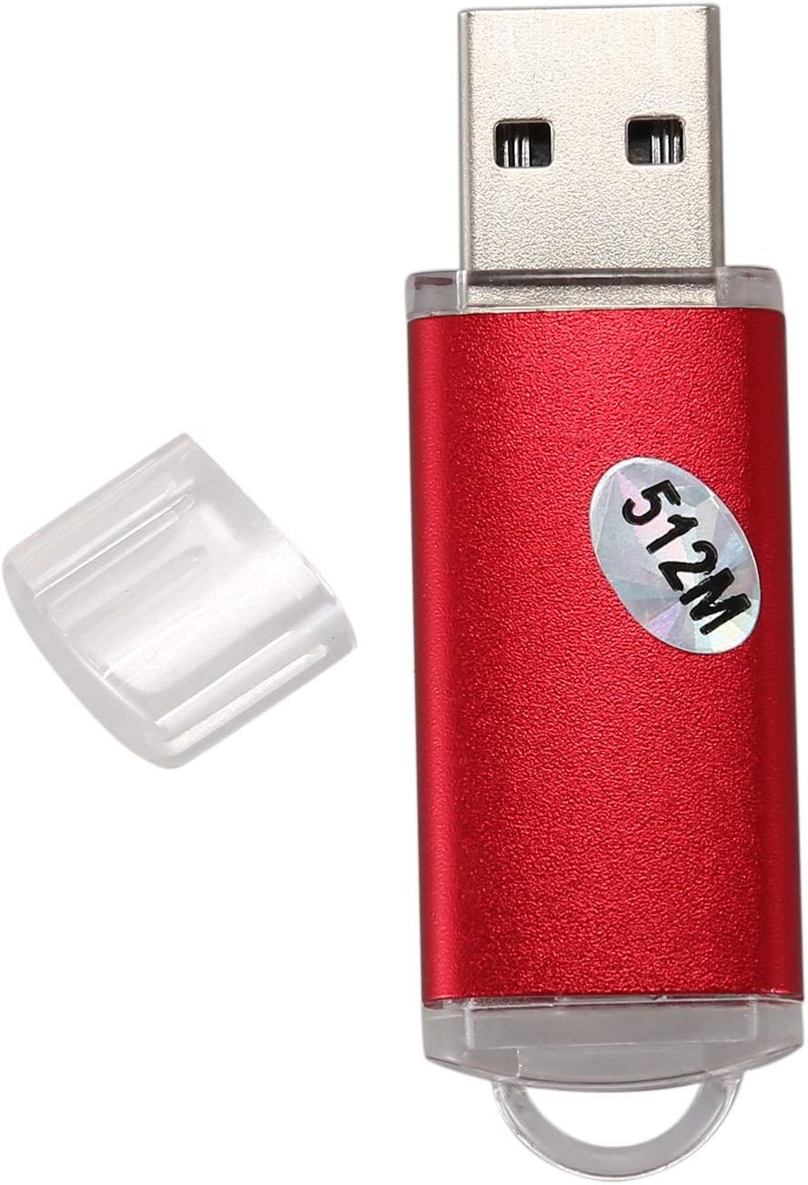 USB 2.0 Flash Memory Stick Pen Drive Storage Thumb Color:Red Capacity:512MB