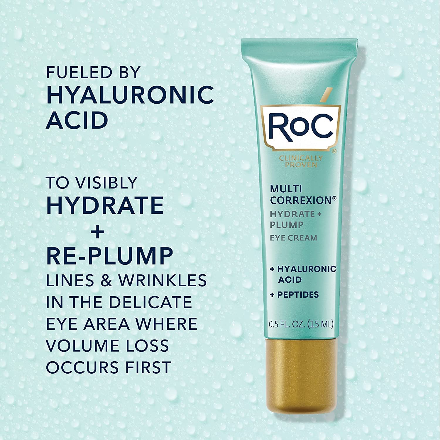 RoC Multi Correxion, Hydrate + Plump, Eye Cream, 0.5 fl oz (15 ml)