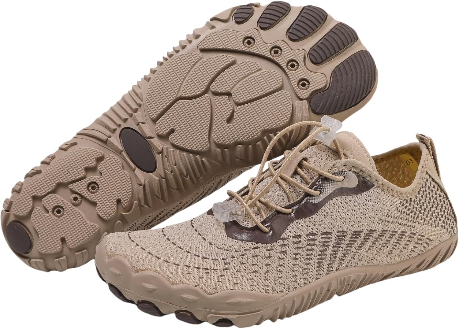 Kubbon Womens Mens Barefoot Shoes Breathable Non Slip Athletic Footwear Wide Toe Box Zero Drop Outdoor Cross Training Shoe Hike Barefoot Sneakers