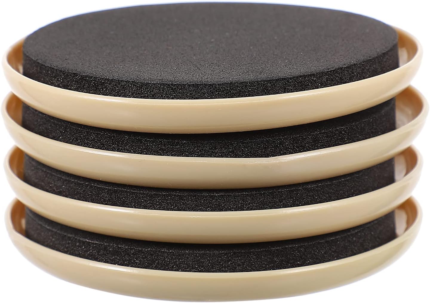 Housoutil 4pcs Table Inch Floors Glides Leg Pads Furniture