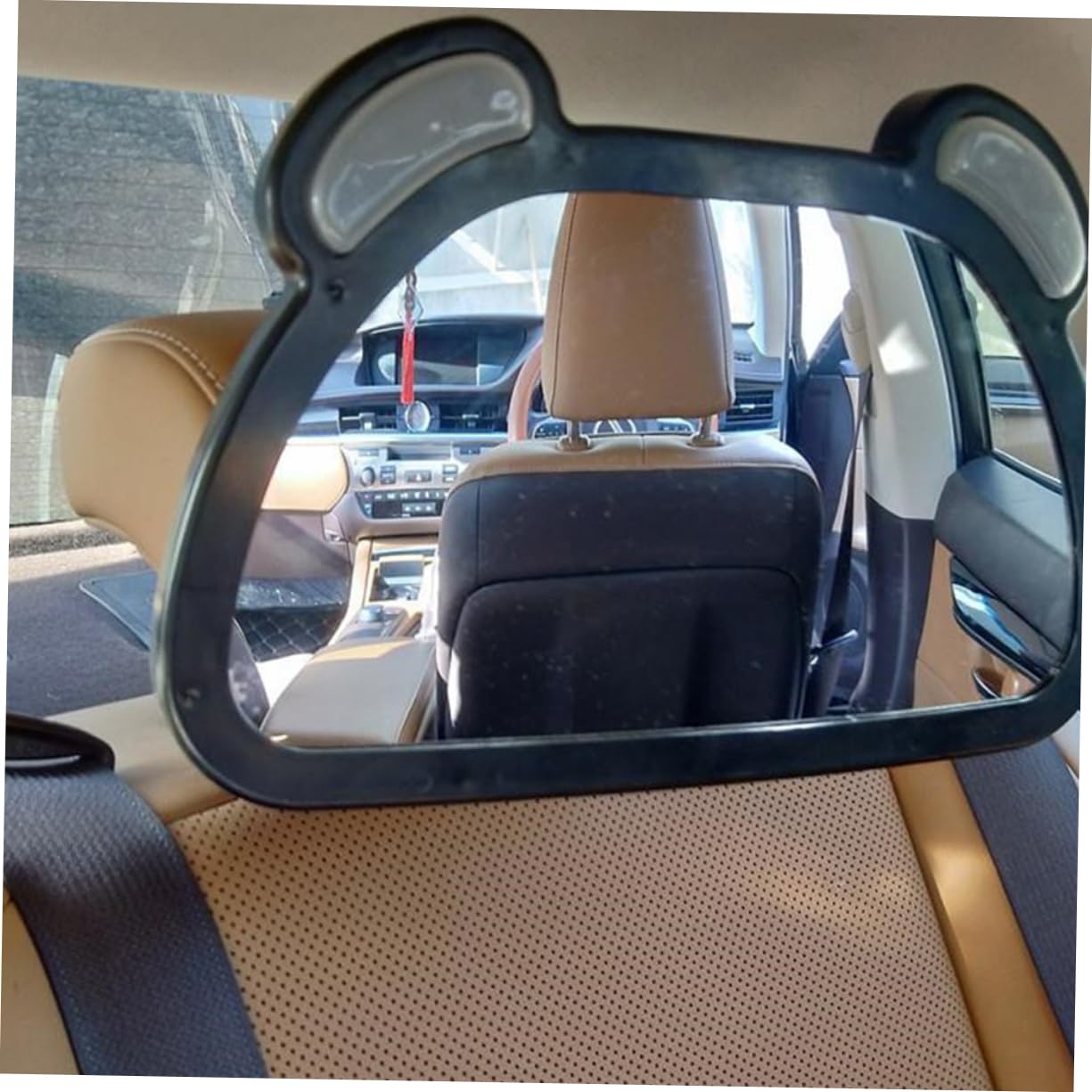Miroir D'observation Bébé LED pour Voiture, Télécommande Usb, Noir