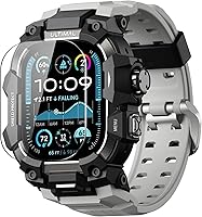 Vista 7 de ULTIMAL - Funda resistente con correa para Apple Watch 49mm, compatible con Apple Watch Ultra 3/2/1, cubierta protectora a prueba de golpes de grado