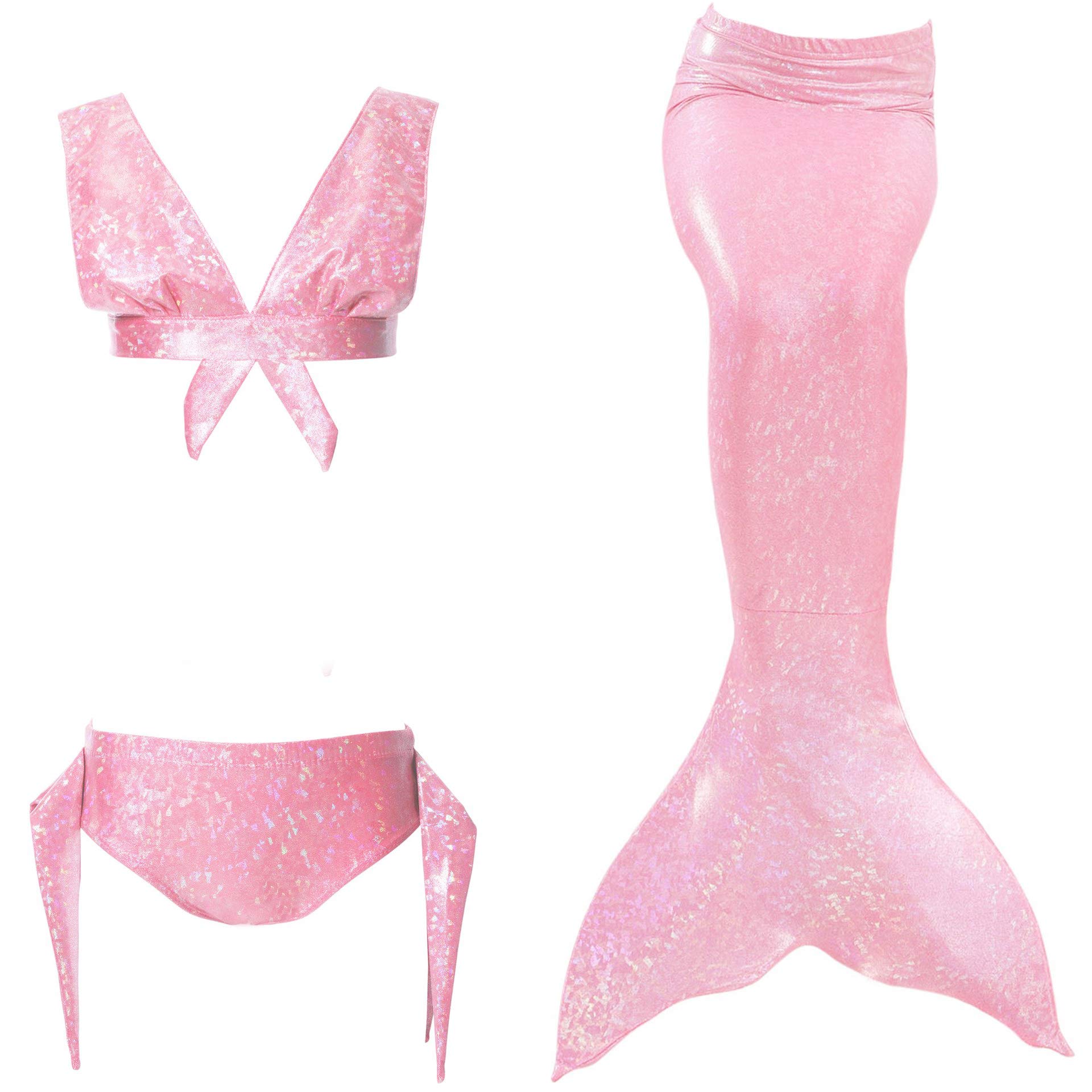 Buy Paisdola Mermaid Swimming Costume for Girls Bikini Set Mermaid