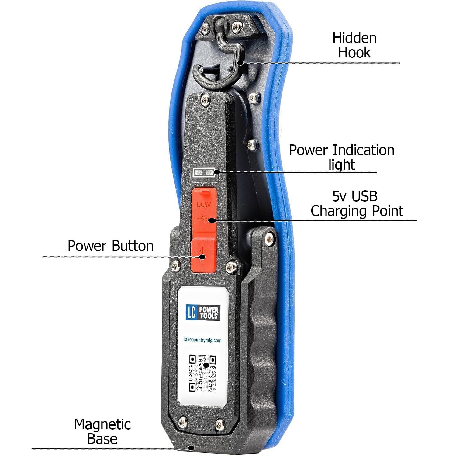Lake Country 1350 Lumen Paint Inspection Light - LED Detailing Light With Magnetic Base