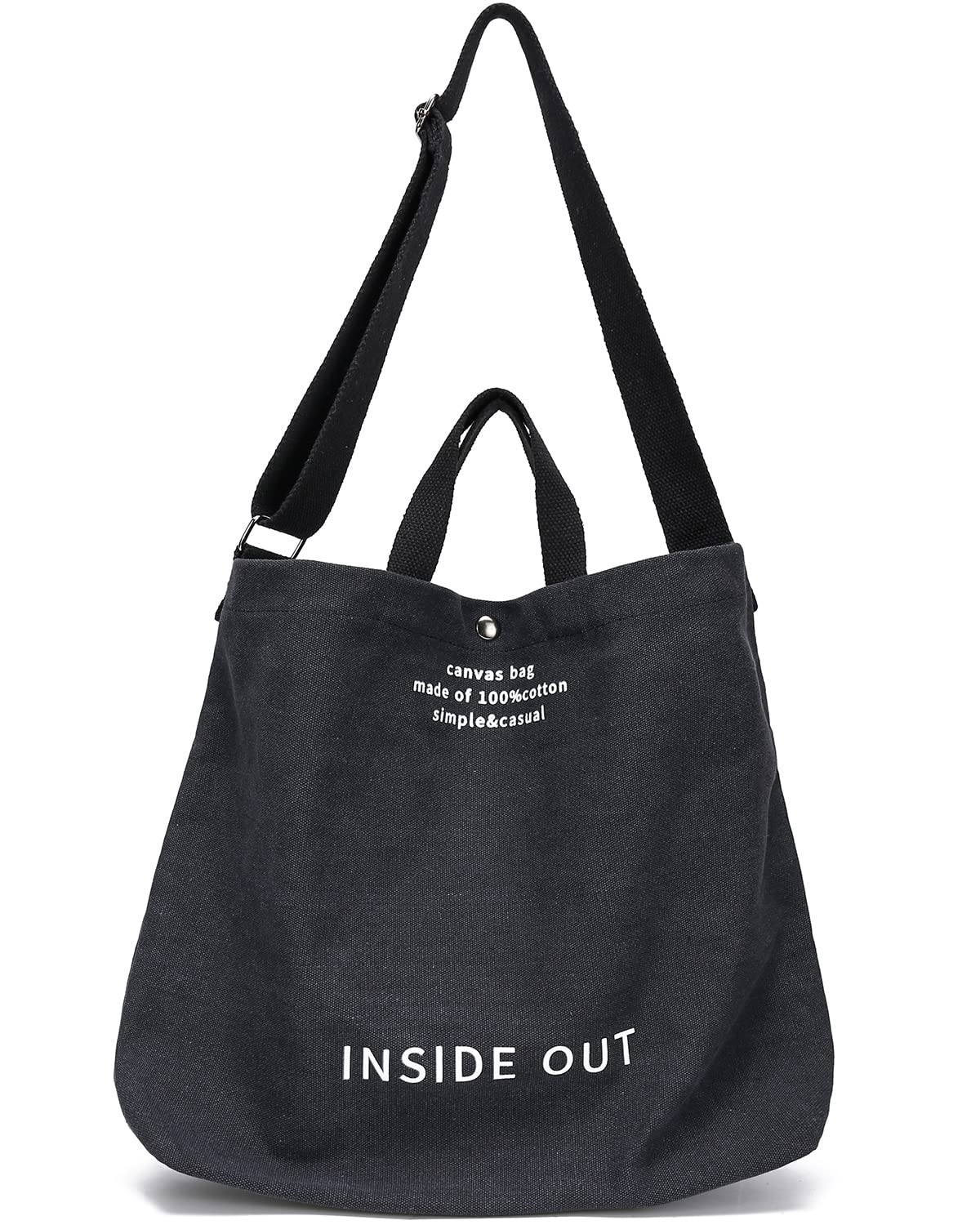 YIKOEECasual Canvas Tote Bag for Women Large Shoulder Bags