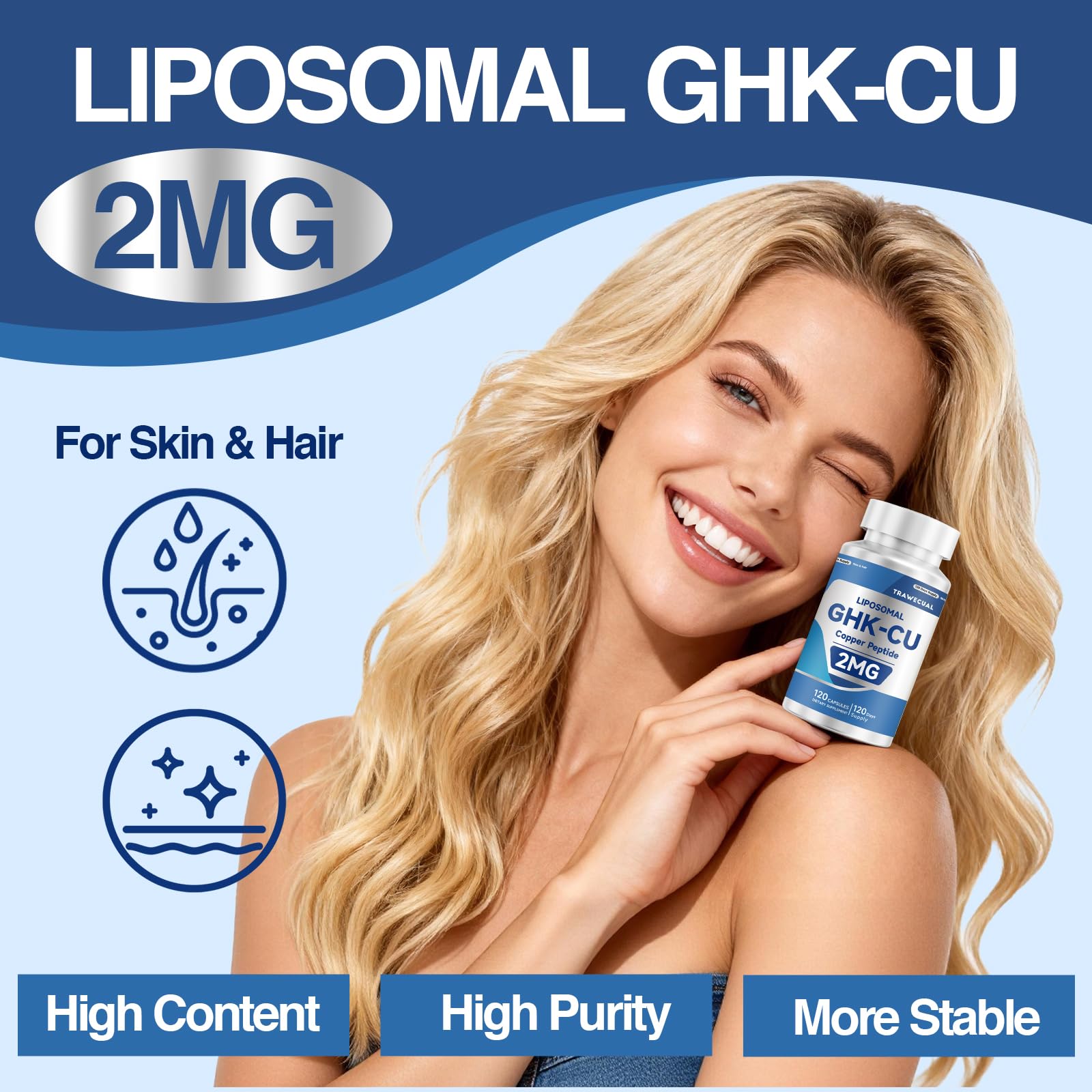ghk-cu 2mg Amazon.com: Trawecual GHK-Cu Peptide – High-Purity GHK-Cu with Liposomal  Delivery for Hair & Skin Support – 120 Caps. : Health & Household