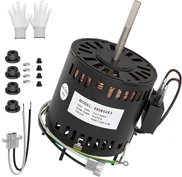 99080483 S99080483 Bathroom Exhaust Fan Motor Replacement Compatible with Broan NuTone L200 L200L L200MG L200EX Vent Fan Replaces Part Number 99080483, 1172890, Y4L403B254G