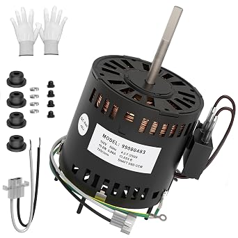 99080483 S99080483 Bathroom Exhaust Fan Motor Replacement Compatible with Broan NuTone L200 L200L L200MG L200EX Vent Fan Replaces Part Number 99080483, 1172890, Y4L403B254G