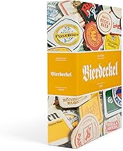 Leuchtturm 342618 Large Coaster Collection Album - Coaster Folder Incl. 15 Transparent Sleeves for 6 Coasters Each