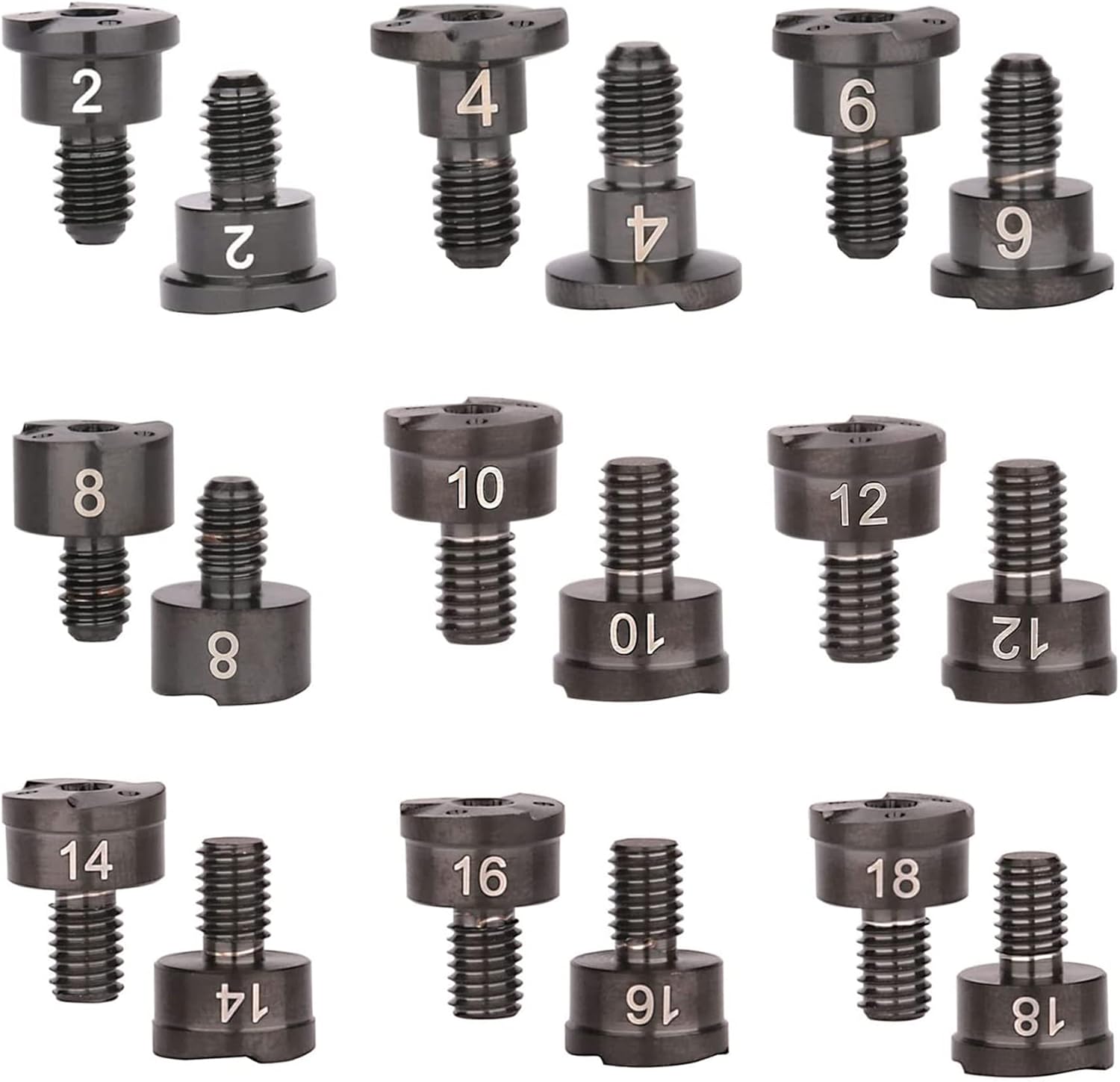 9PCS/SET Golf Head Weights Compatible with Callaway PARADYM Triple Diamond Driver Rogue ST/Mavrik/Epic Flash Subzero/Epic Speed Mavrik 2g-18g Suit