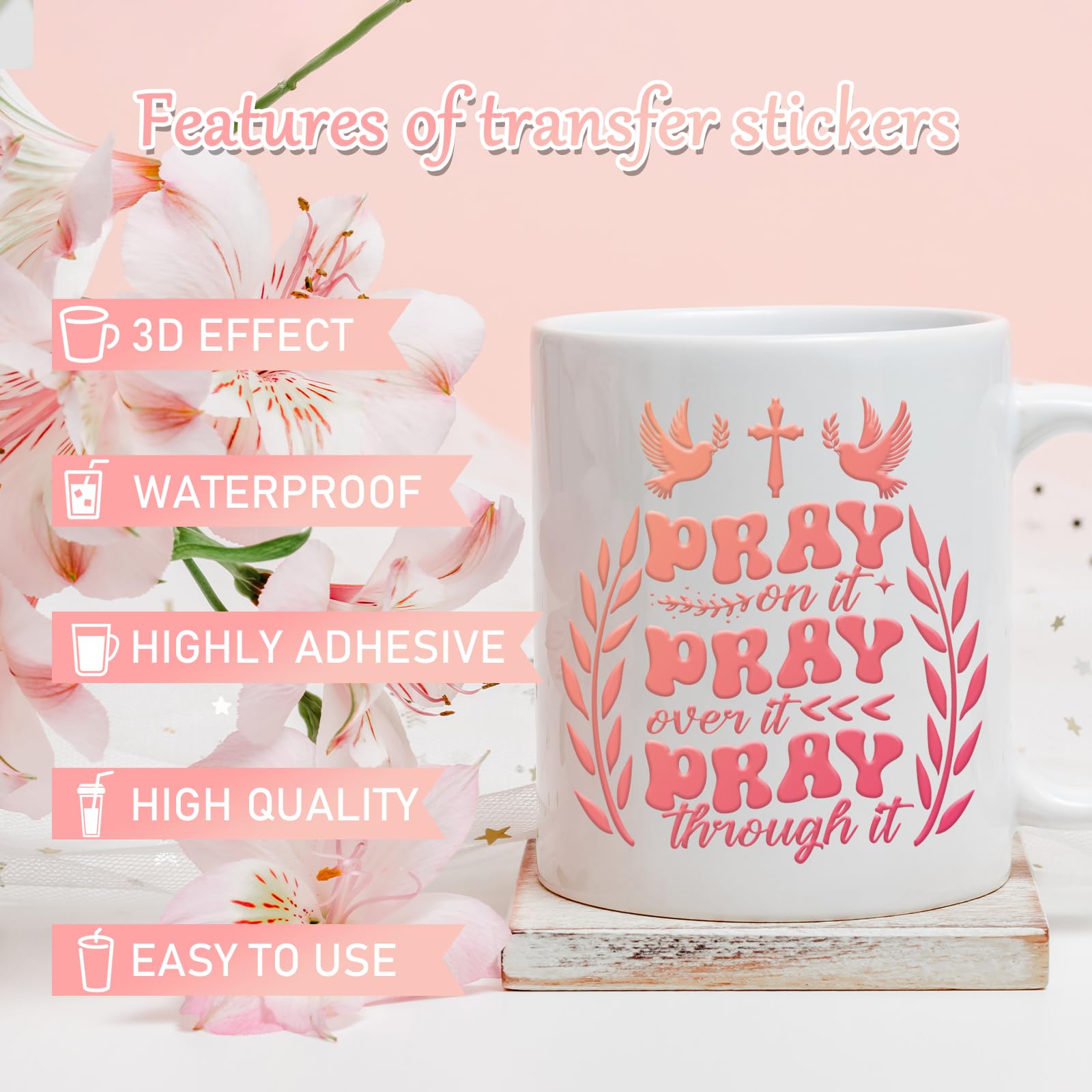 Autocollants Transfert UV DTF Signes Du Zodiaque - Lot De 12 Feuilles - Pour Tasses, Verres, Téléphone - Décor Personnalisé - 5
