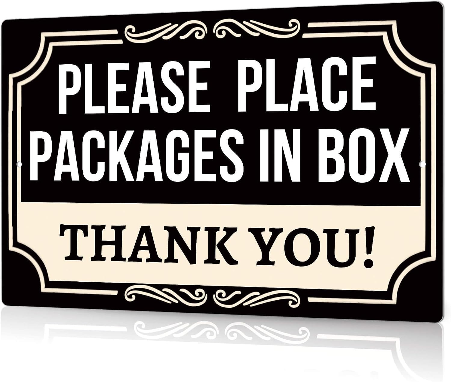 Outgoing Delivery Sign Amazon.com: Putuo Decor Delivery Signs For Packages Please Place ...