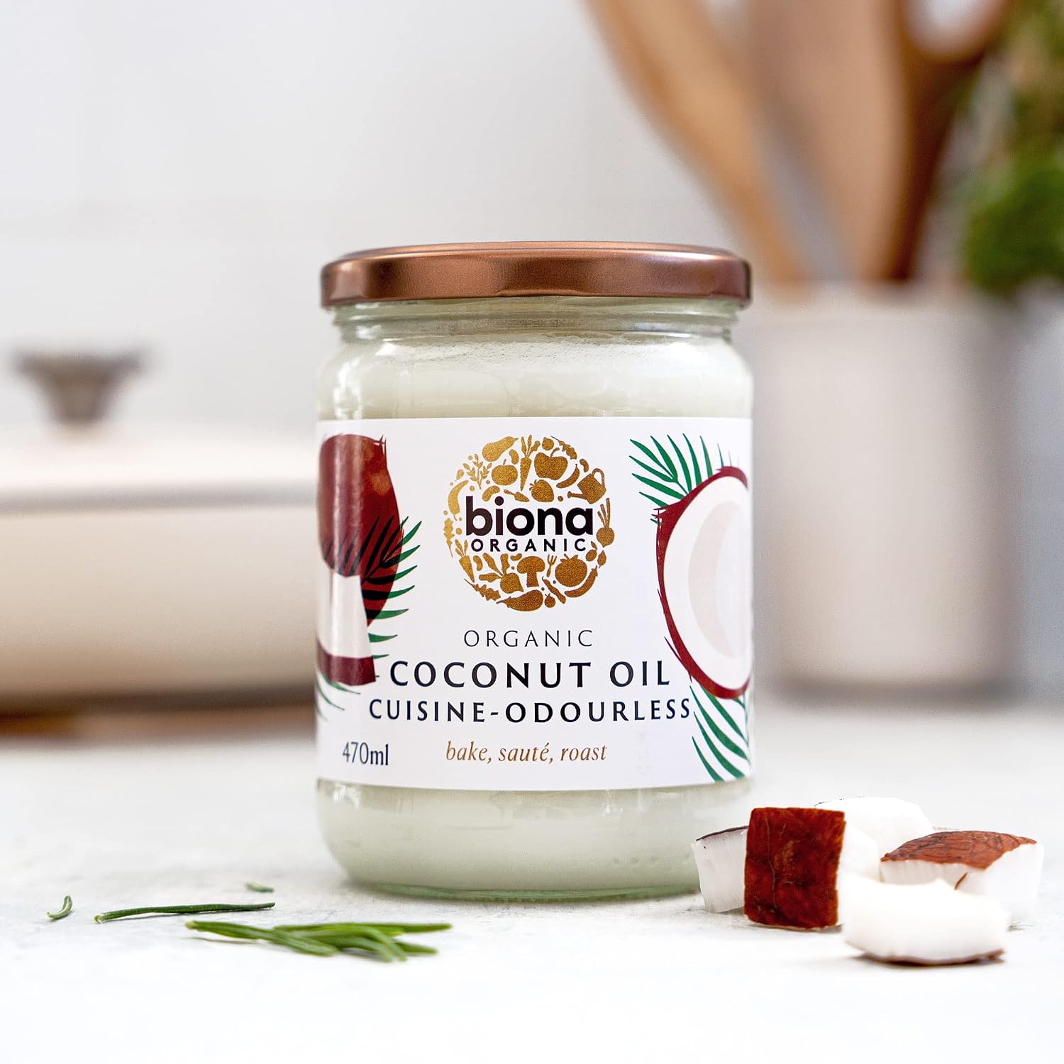 BIONA Organic Coconut Oil, 470 ML image 4