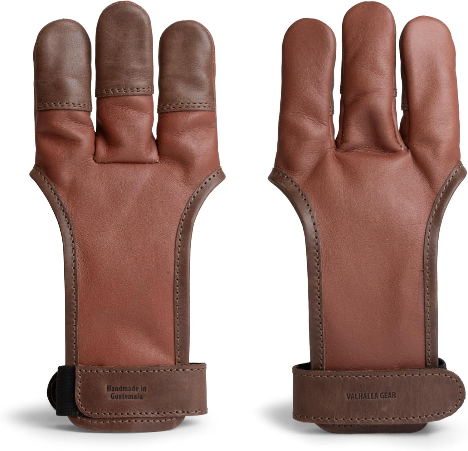 Leather 3 Finger Archery Glove, Finger Tab for Archers, Shooting Hand Guard, Archery Gloves, Hunting Gear for Men, Women & Youth, Long Bows Target, Recurve Bow