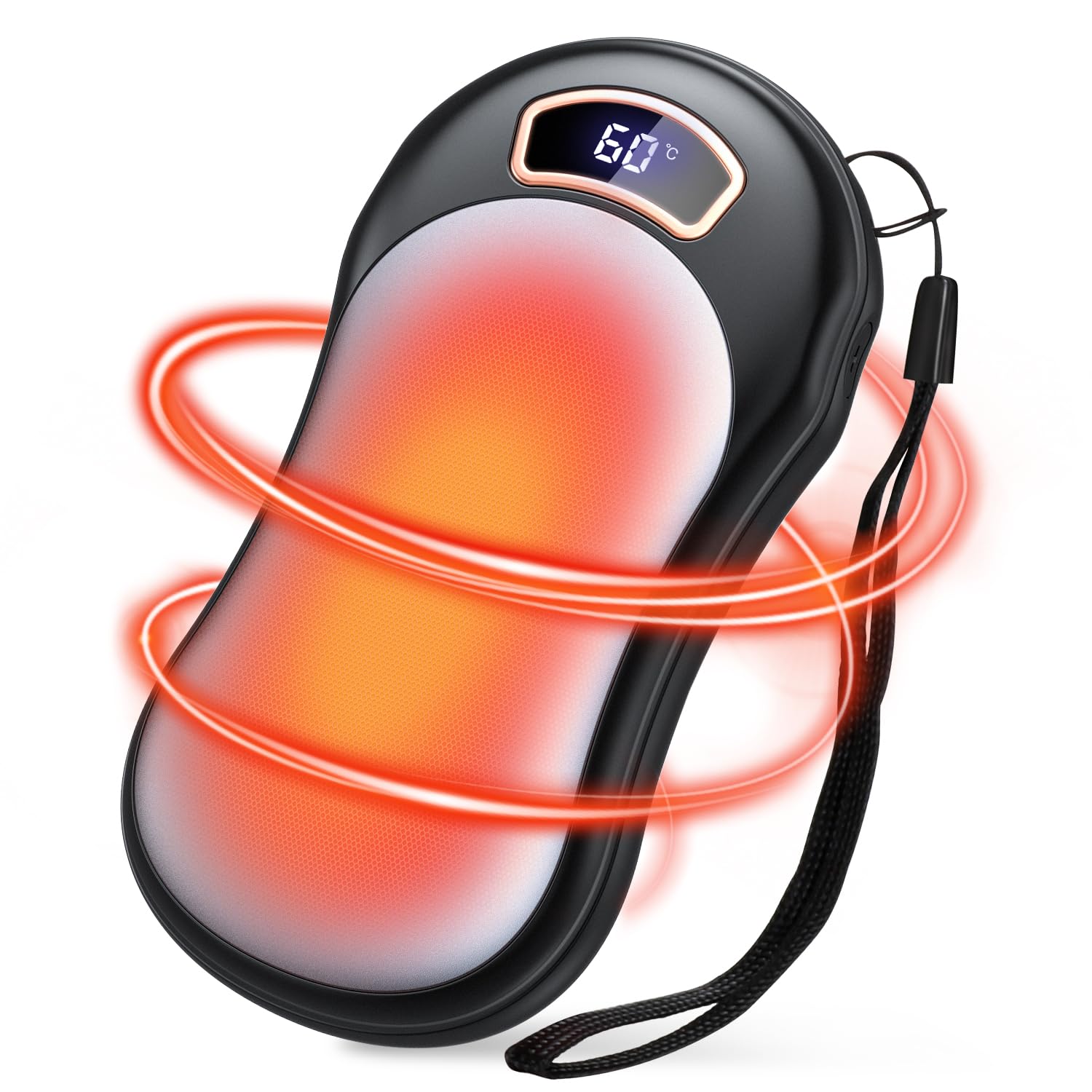 Amazon | SAMONIC 充電式カイロ 電気カイロ 12000mAh大容量 21階段温度