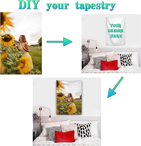 Miniatura 2 de Imágenes de carga de tapiz personalizadas, decoración personalizada para el hogar, foto personalizada para colgar en la pared, telón de fondo para