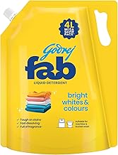 Godrej Fab Liquid Detergent Refill Pouch for Machine - 4 L