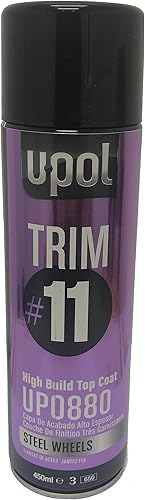 U-POL Trim#11 - Aerosoles de alta construcción de primera calidad, 15.2 fl oz (12 onzas) (ruedas de acero)