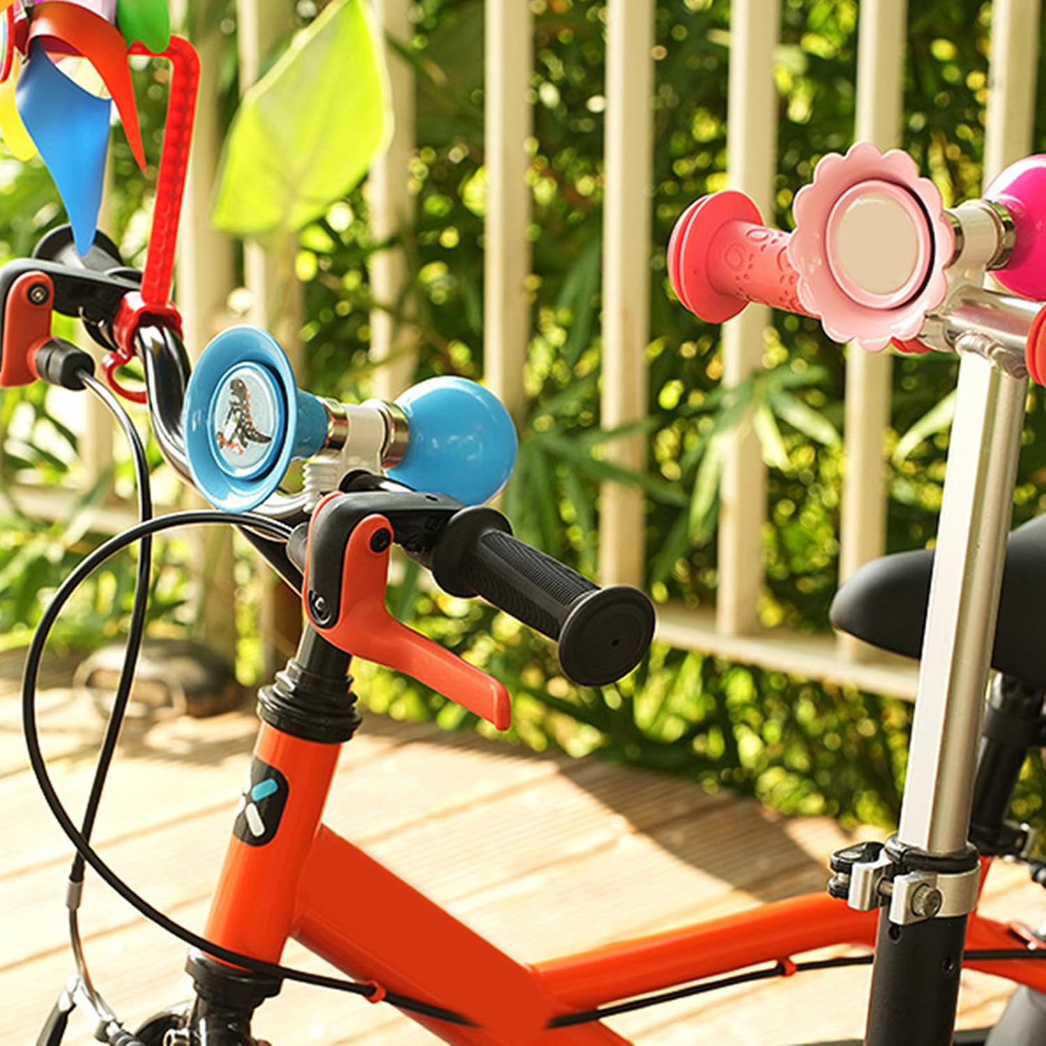 Metal Bike Horn High Decibels Bicycles Alarm Safe Bicycles Girls Bike Decoration Outdoor Cycling Horn