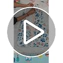 Image of TuddyBuddy Baby Cotton Wearable Quilted Sleeping Bag Blanket 1.5 Tog with 1 Way Zipper Closure | Ideal for Babies & Kids Hypoallergenic Fabrics | (Violets AOP, 12-18 Months)