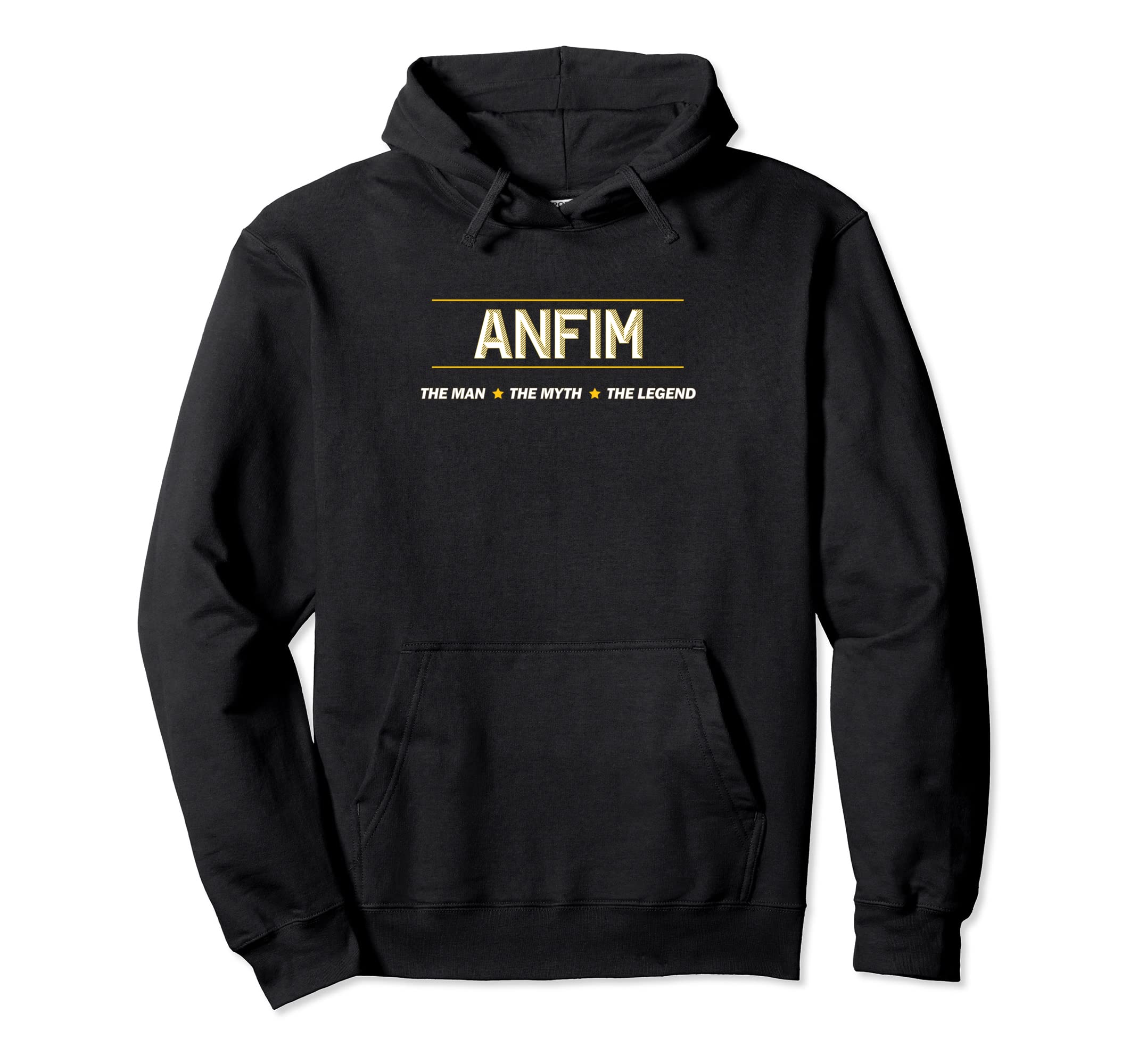 ANFIM - the Man the Myth the LEGEND | Mens Boys Name - Funny Pullover Hoodie