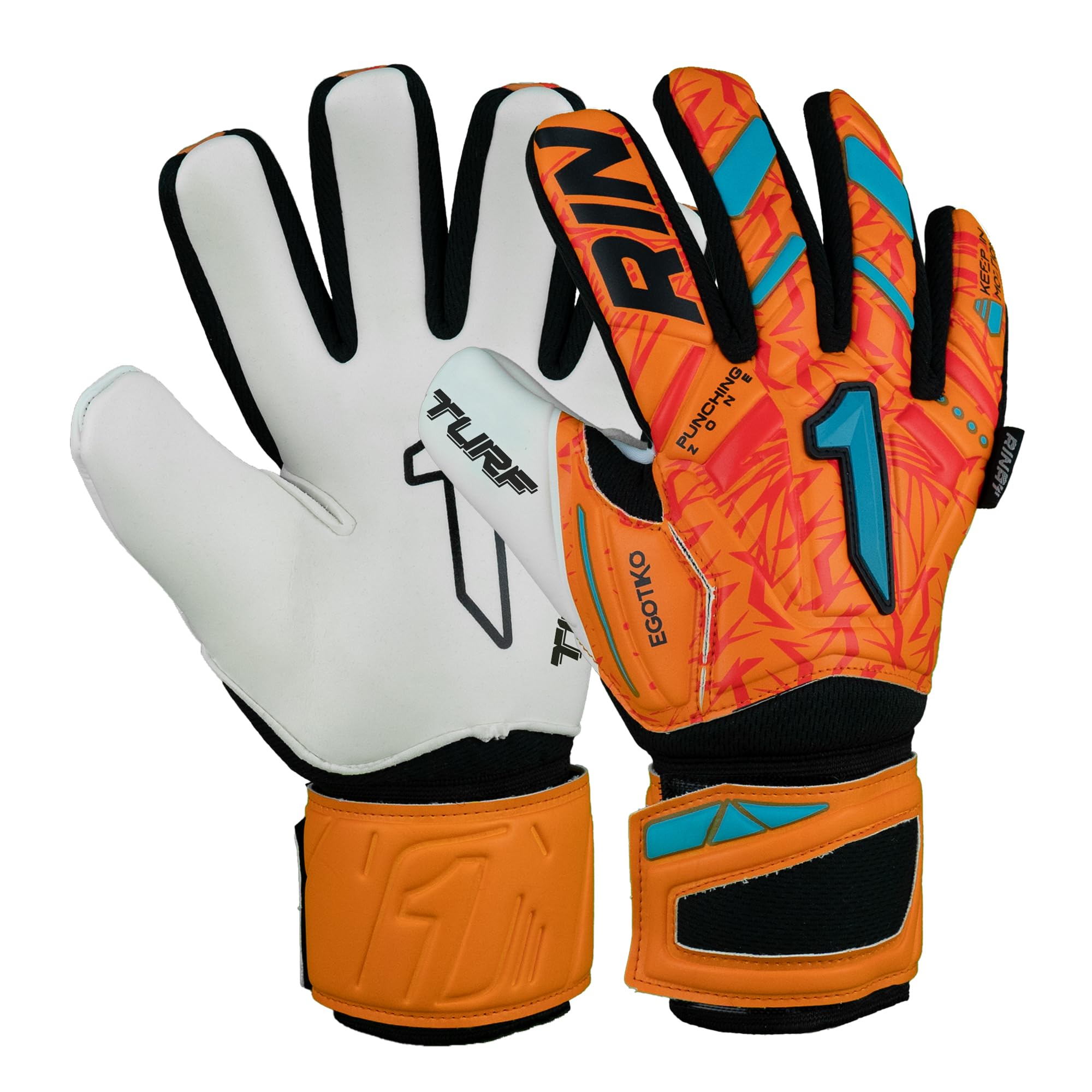 Rinat Torwarthandschuhe | Egotiko Vengador Turf - Orange