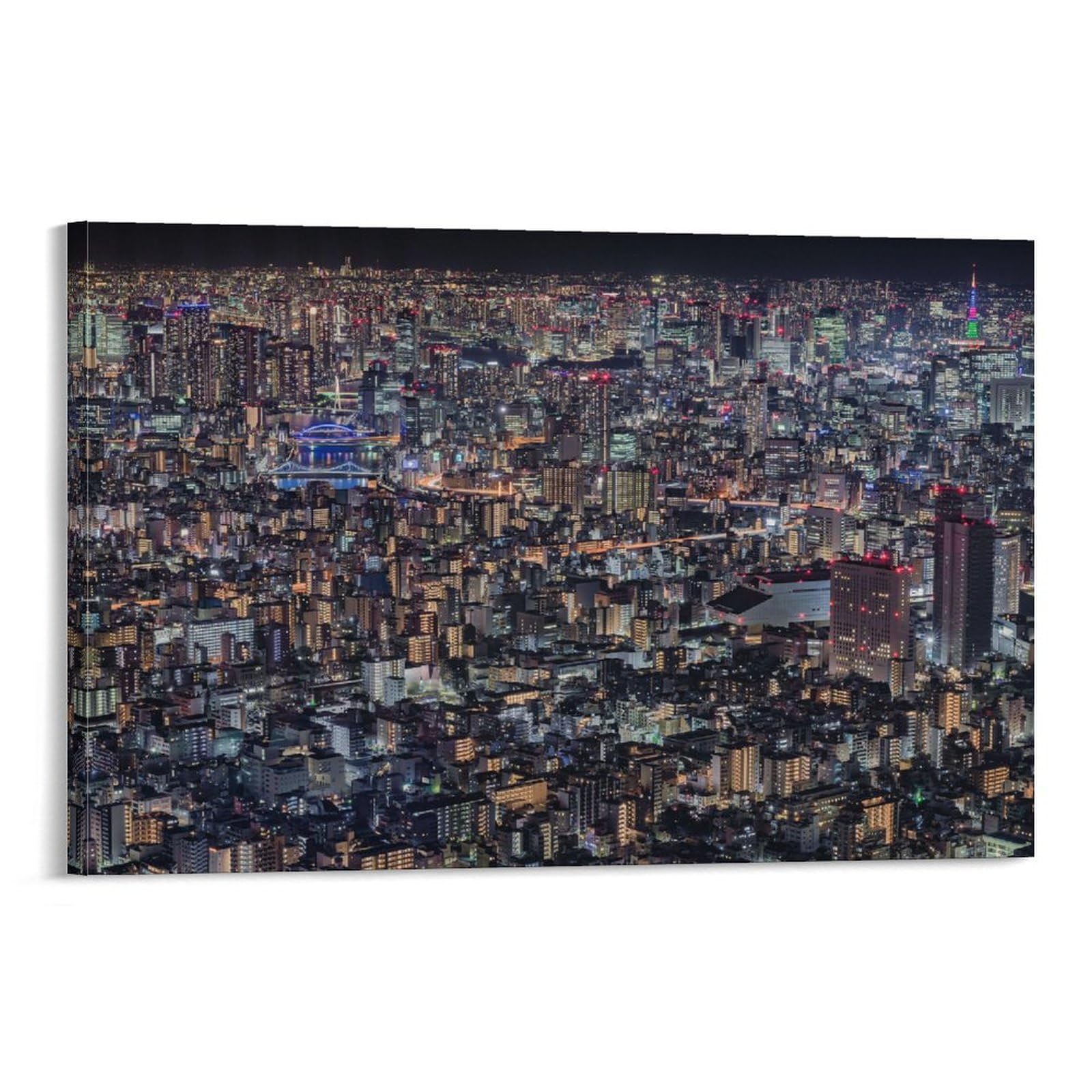 インテリア 東京 夜景 アートパネル Amazon.co.jp: 絵画 東京夜景インテリア 絵画 魅力的な都市景観