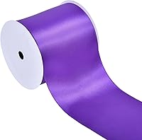 Vista 138 de YAMA Cinta de satén de doble cara, 7/8 pulgadas, 25 yardas para envolver regalos, color rosa